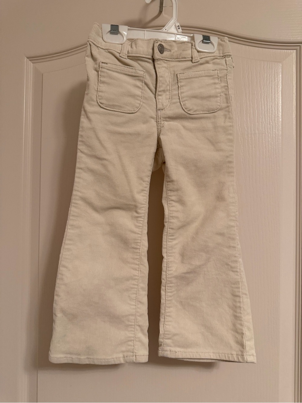 GAP Cream Corduroy Flare Jeans